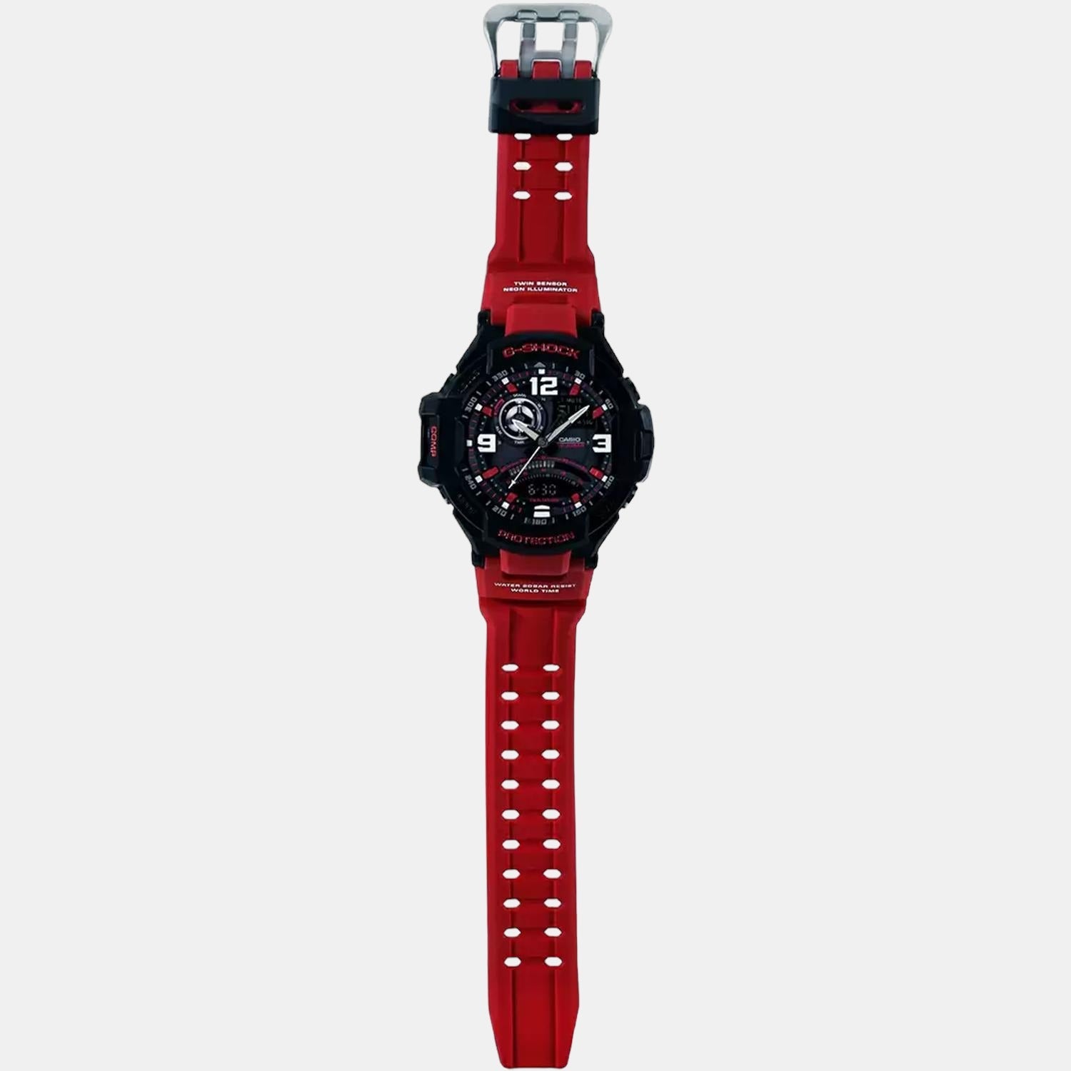 G-Shock Men Quartz Black Dial Analog-Digital Resin Watch G542