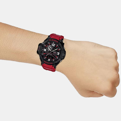 G-Shock Men Quartz Black Dial Analog-Digital Resin Watch G542