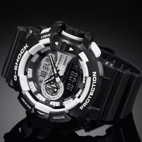 Casio G-Shock GA-400 Series White Dial Men 51.9mm G548 GA-400-1A