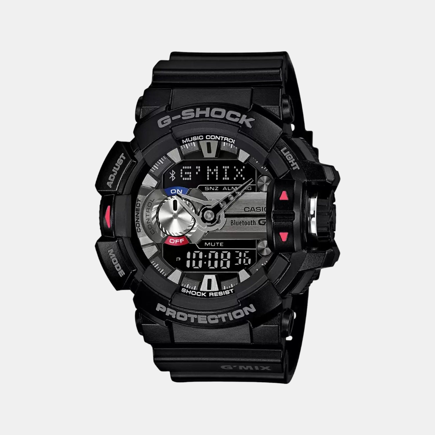 G-Shock Men Quartz Black Dial Analog-Digital Resin Watch G556