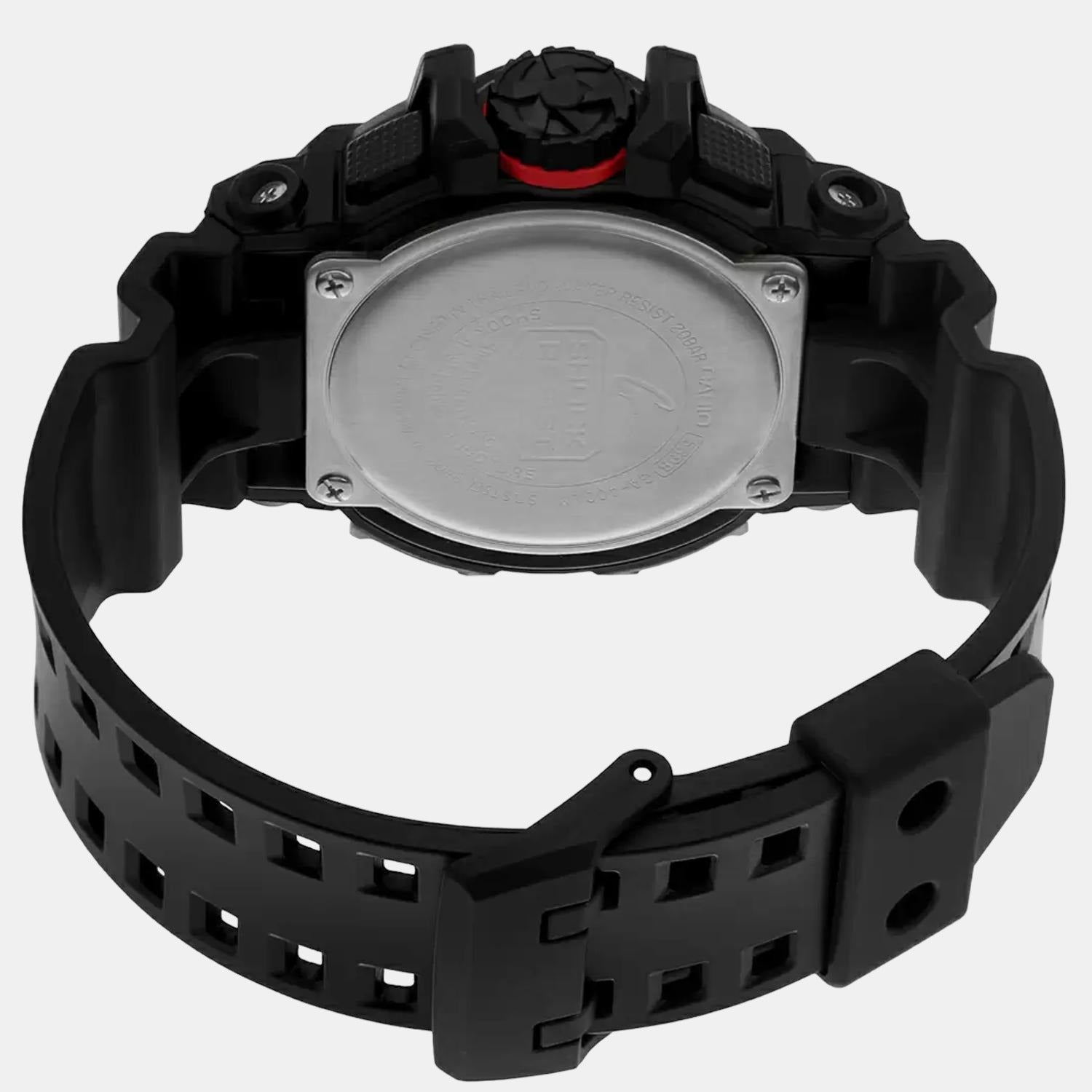 G-Shock Men Quartz Black Dial Analog-Digital Resin Watch G566