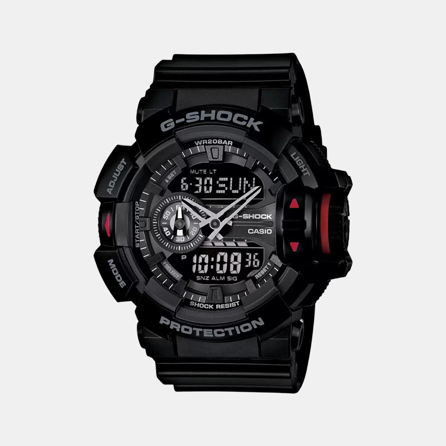 G-Shock Men Quartz Black Dial Analog-Digital Resin Watch G566