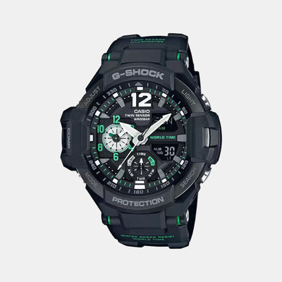 G-Shock Men Quartz Black Dial Analog-Digital Resin Watch G595