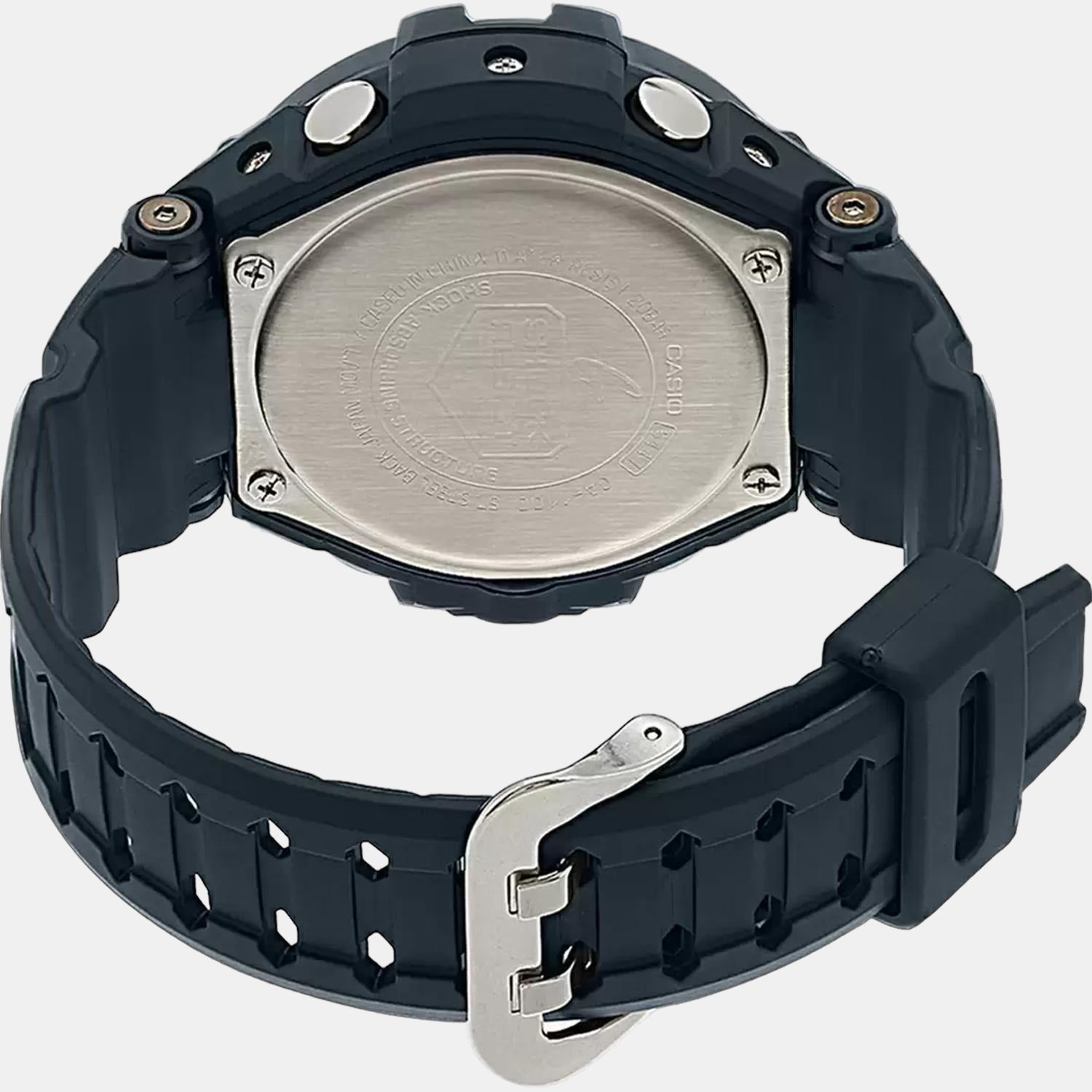 G-Shock Men Quartz Black Dial Analog-Digital Resin Watch G595