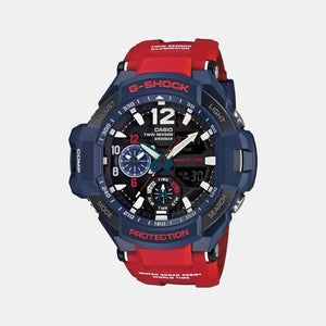 G-Shock Men Quartz Black Dial Analog-Digital Resin Watch G597