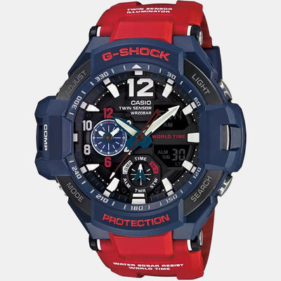 G-Shock Men Quartz Black Dial Analog-Digital Resin Watch G597