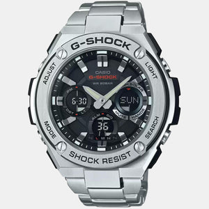 G-Shock Men Quartz Black Dial Analog-Digital Stainless Steel Watch G604