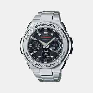G-Shock Men Quartz Black Dial Analog-Digital Stainless Steel Watch G604