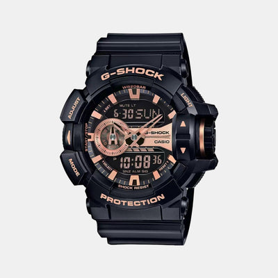 G-Shock Men Quartz Black Dial Analog-Digital Resin Watch G650