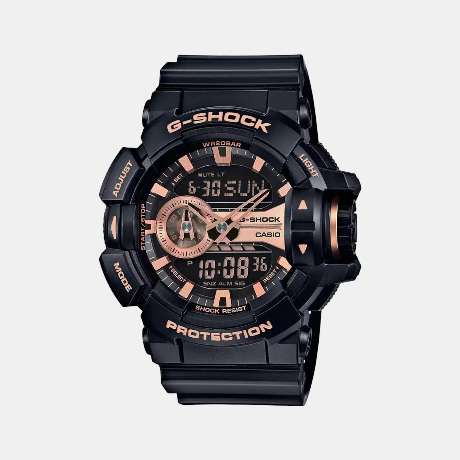 G-Shock Men Quartz Black Dial Analog-Digital Resin Watch G650
