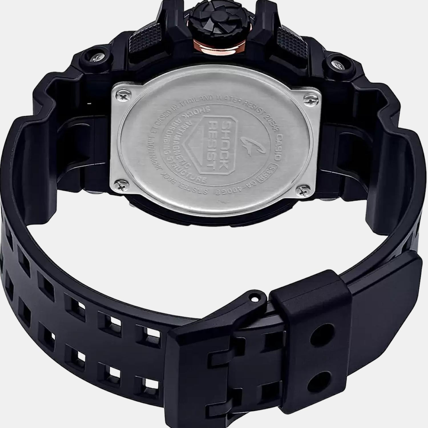 G-Shock Men Quartz Black Dial Analog-Digital Resin Watch G650