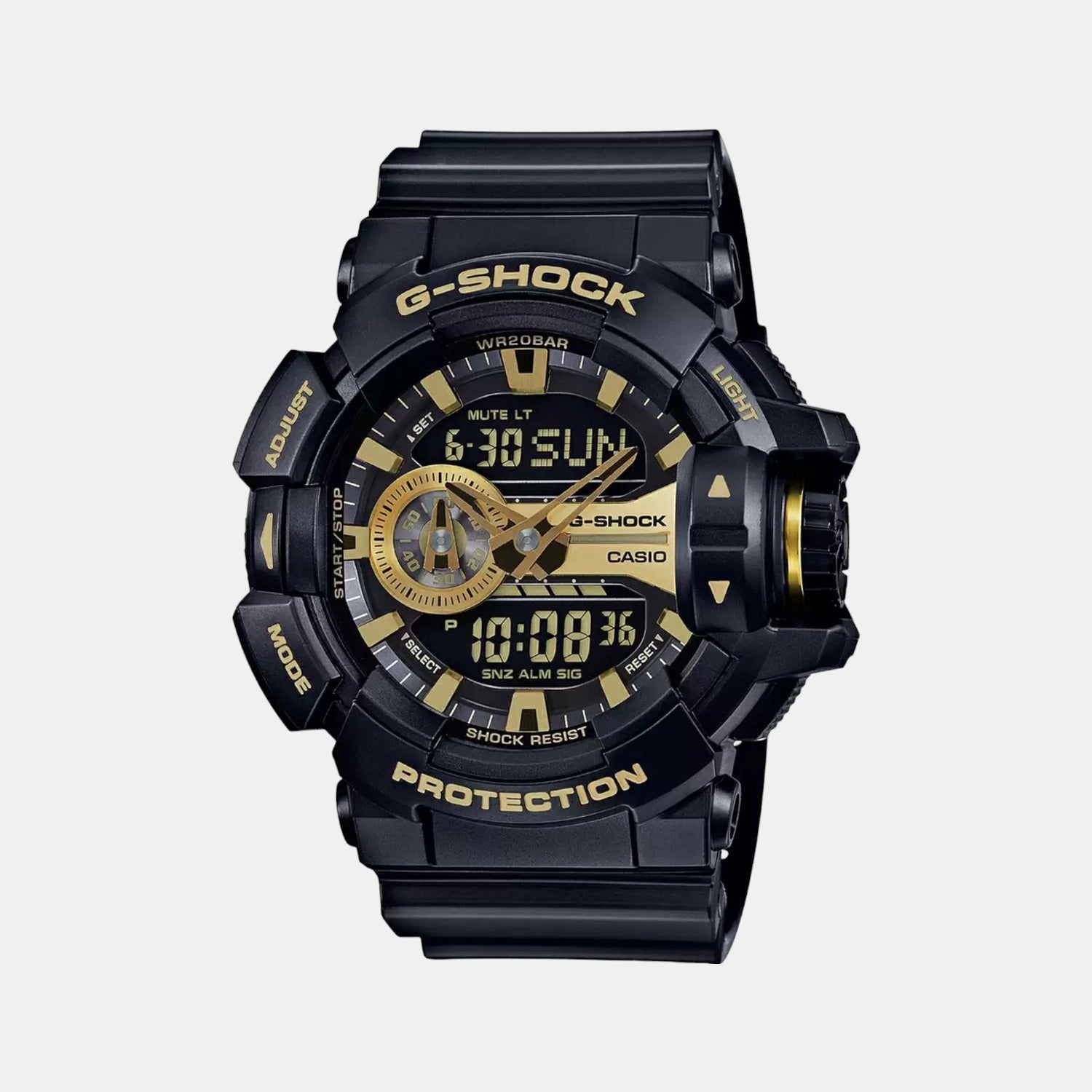 G-Shock Men Quartz Black Dial Analog-Digital Resin Watch G651