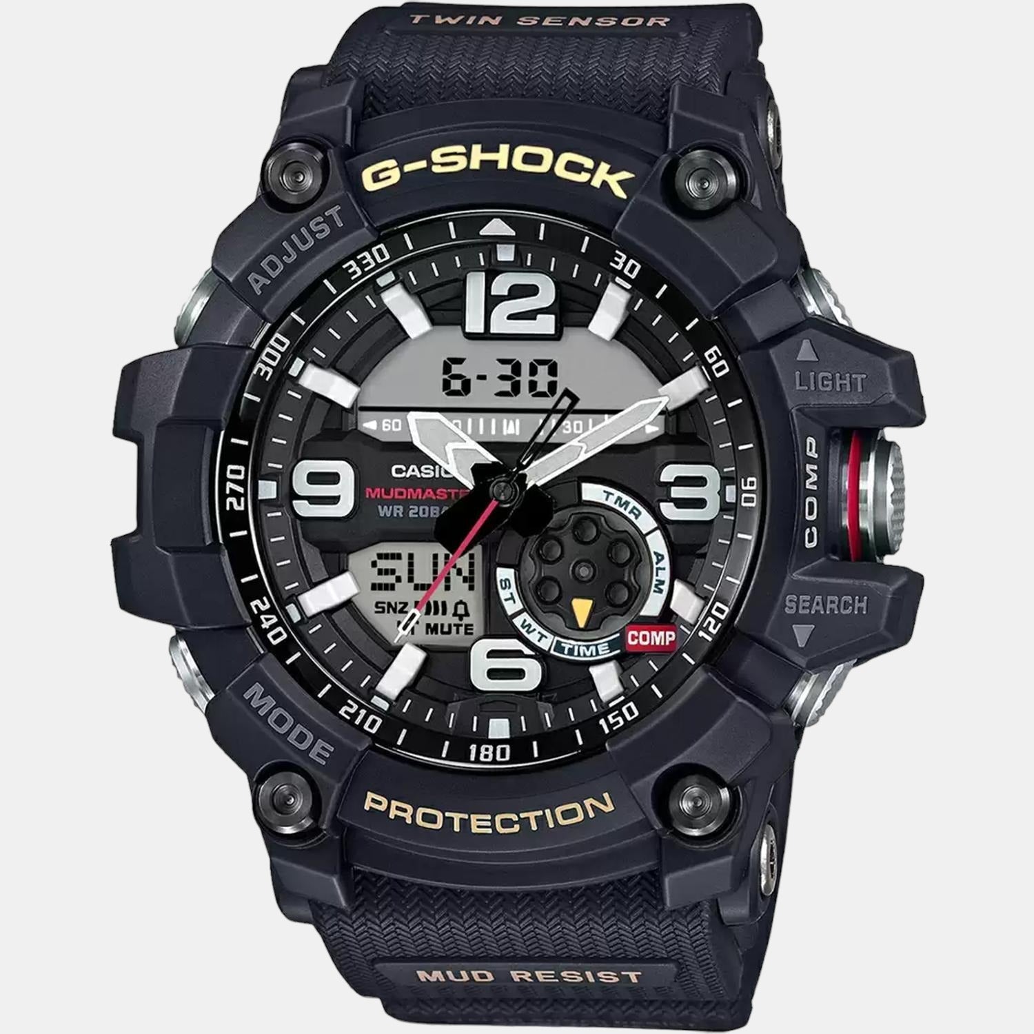 G-Shock Men Quartz Black Dial Analog-Digital Resin Watch G660