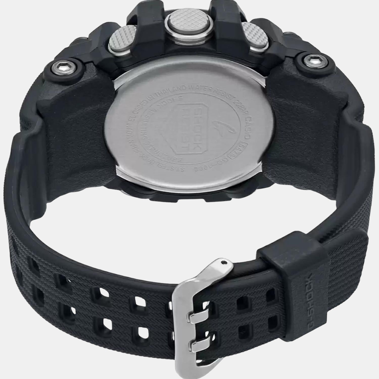 G-Shock Men Quartz Black Dial Analog-Digital Resin Watch G660