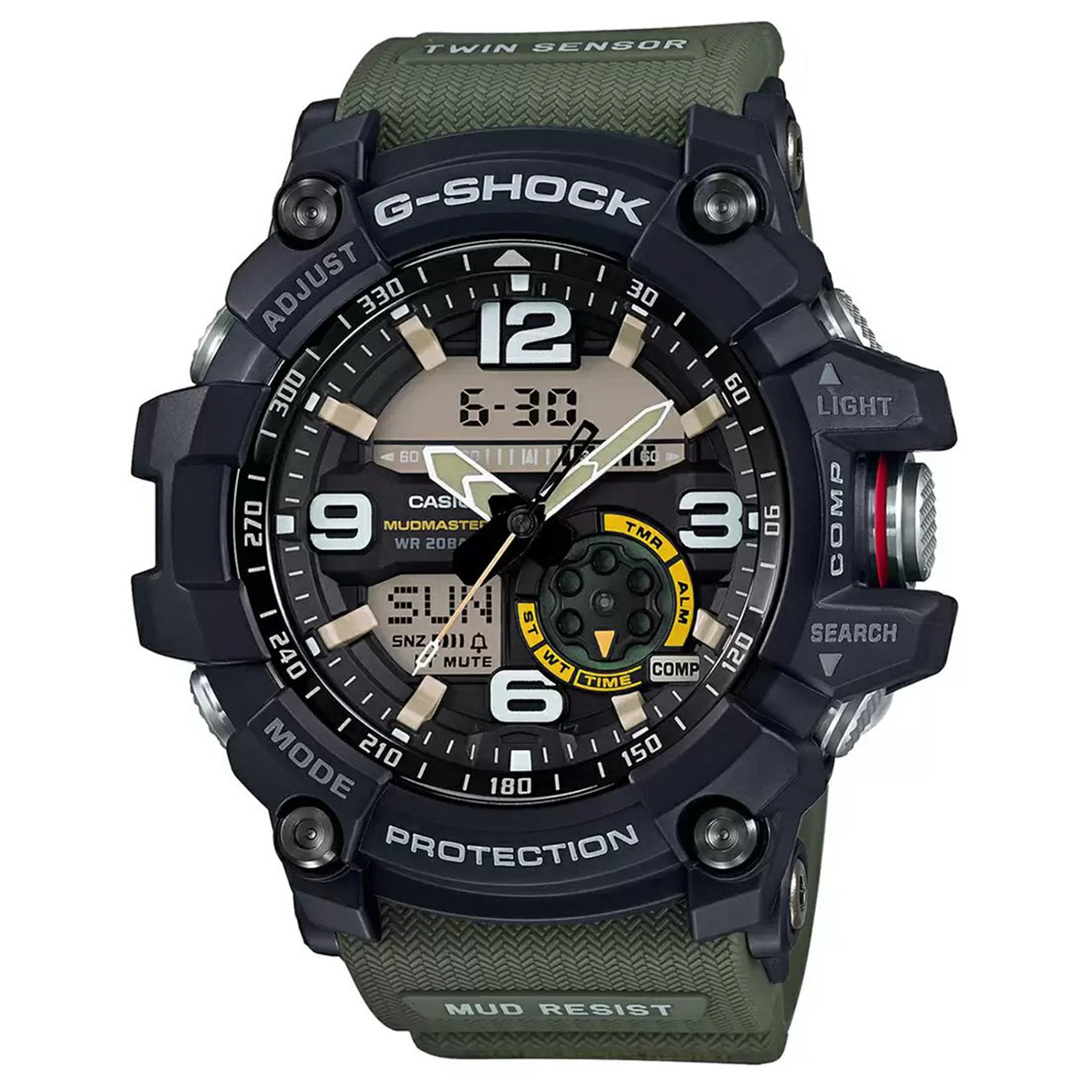 Casio G-Shock Black Dial Men 55.3mm