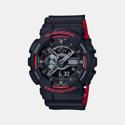 G-Shock Men Quartz Black Dial Analog-Digital Resin Watch G700