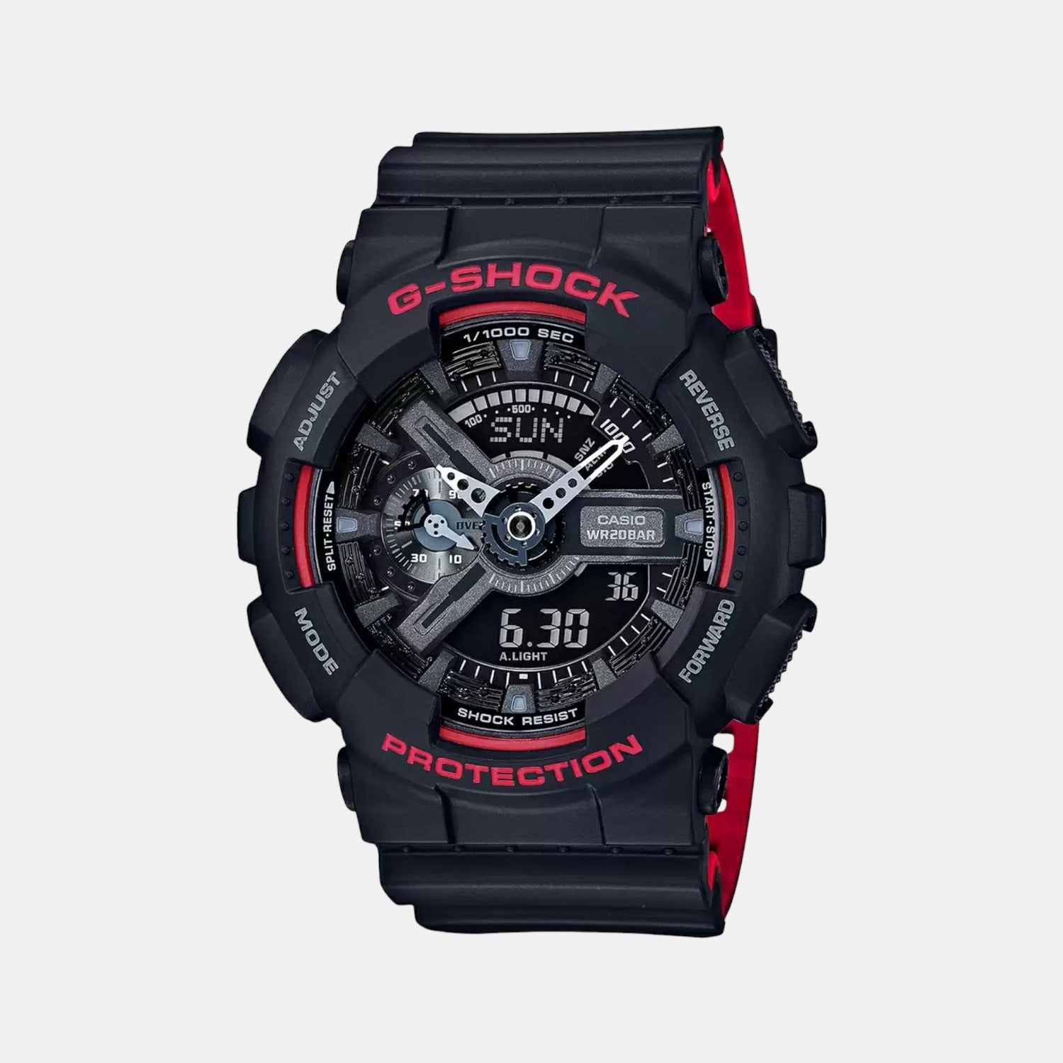 G-Shock Men Quartz Black Dial Analog-Digital Resin Watch G700