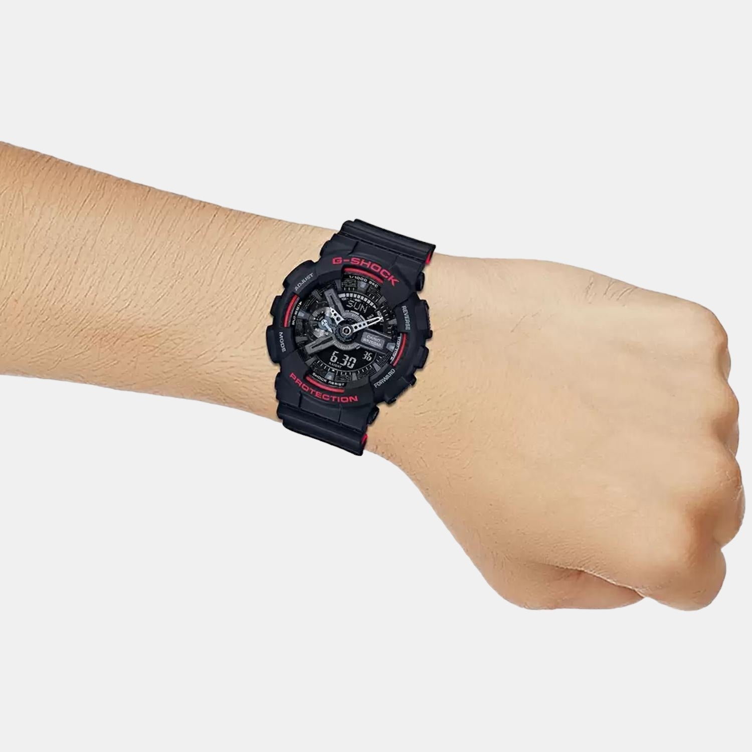 G-Shock Men Quartz Black Dial Analog-Digital Resin Watch G700