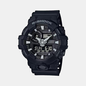 G-Shock Men Quartz Black Dial Analog-Digital Resin Watch G715