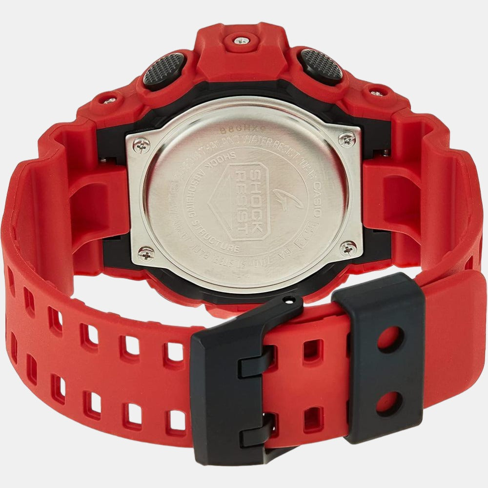 G-Shock Men Quartz Black Dial Analog-Digital Resin Watch G716