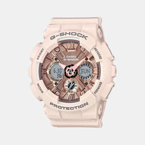 G-Shock Women Quartz Silver Dial Analog-Digital Resin Watch G732