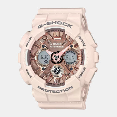 G-Shock Women Quartz Silver Dial Analog-Digital Resin Watch G732