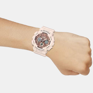 G-Shock Women Quartz Silver Dial Analog-Digital Resin Watch G732