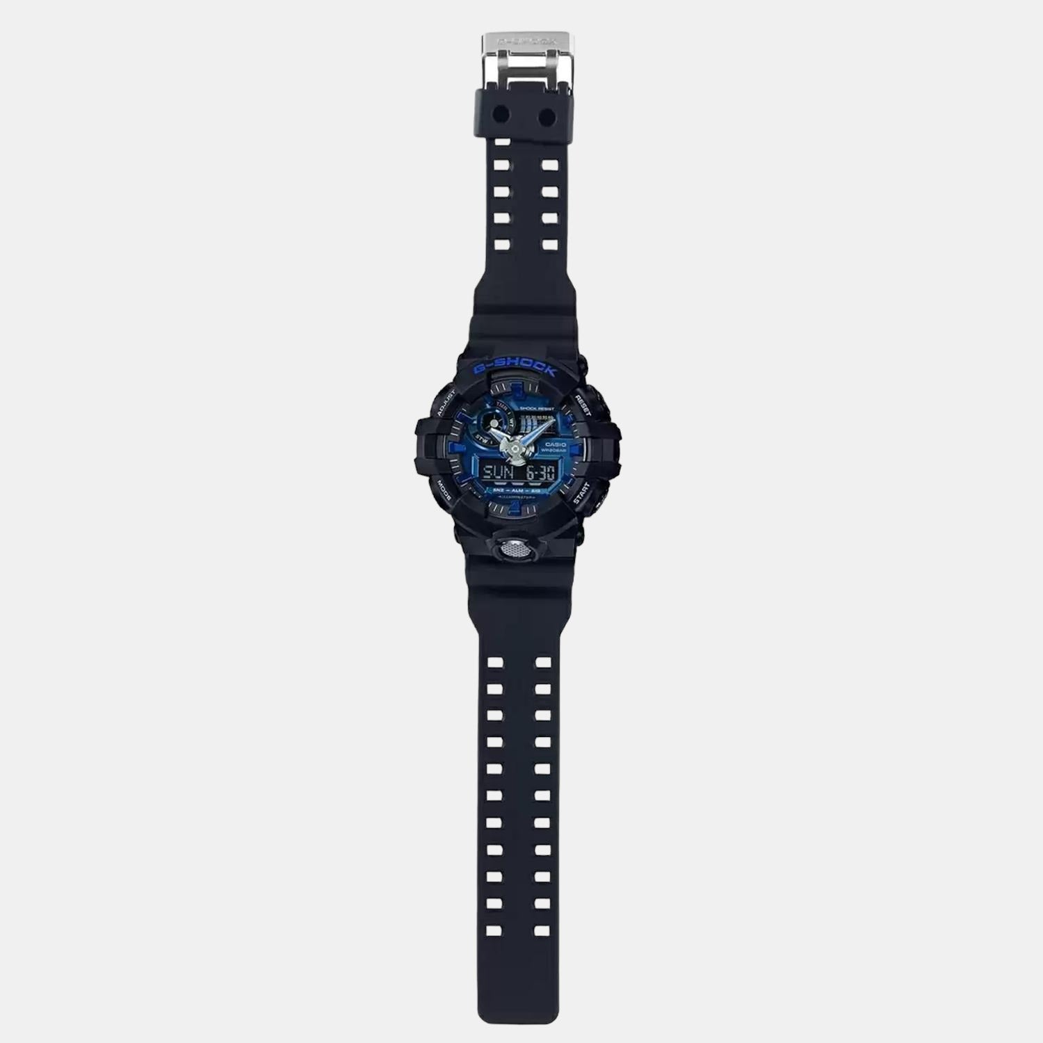 G-Shock Men Quartz Blue Dial Analog-Digital Resin Watch G739