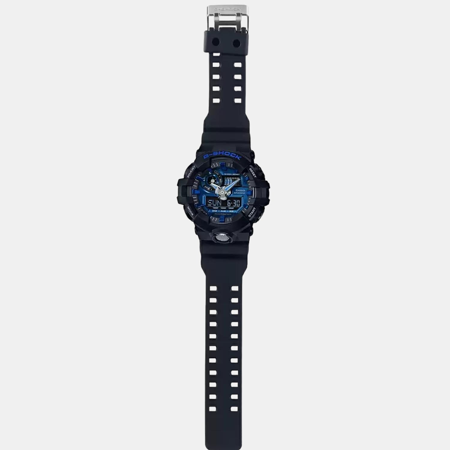 G-Shock Men Quartz Blue Dial Analog-Digital Resin Watch G739