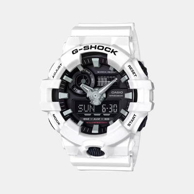 G-Shock Men Quartz Black Dial Analog-Digital Resin Watch G742