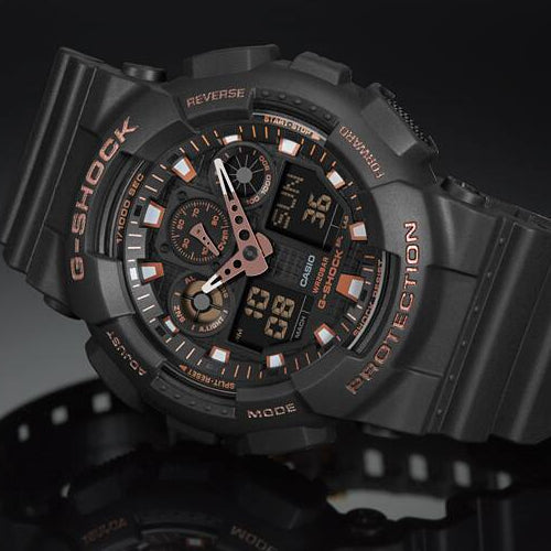 Casio G-Shock GA-100 Series Black Dial Men 51.2mm G779 GA-100GBX-1A4