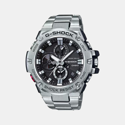 G-Shock Men Quartz Black Dial Analog Stainless Steel Watch G790