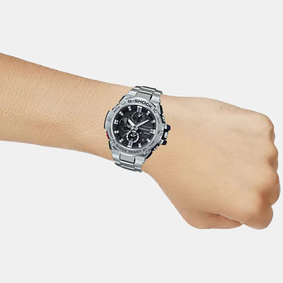 G-Shock Men Quartz Black Dial Analog Stainless Steel Watch G790