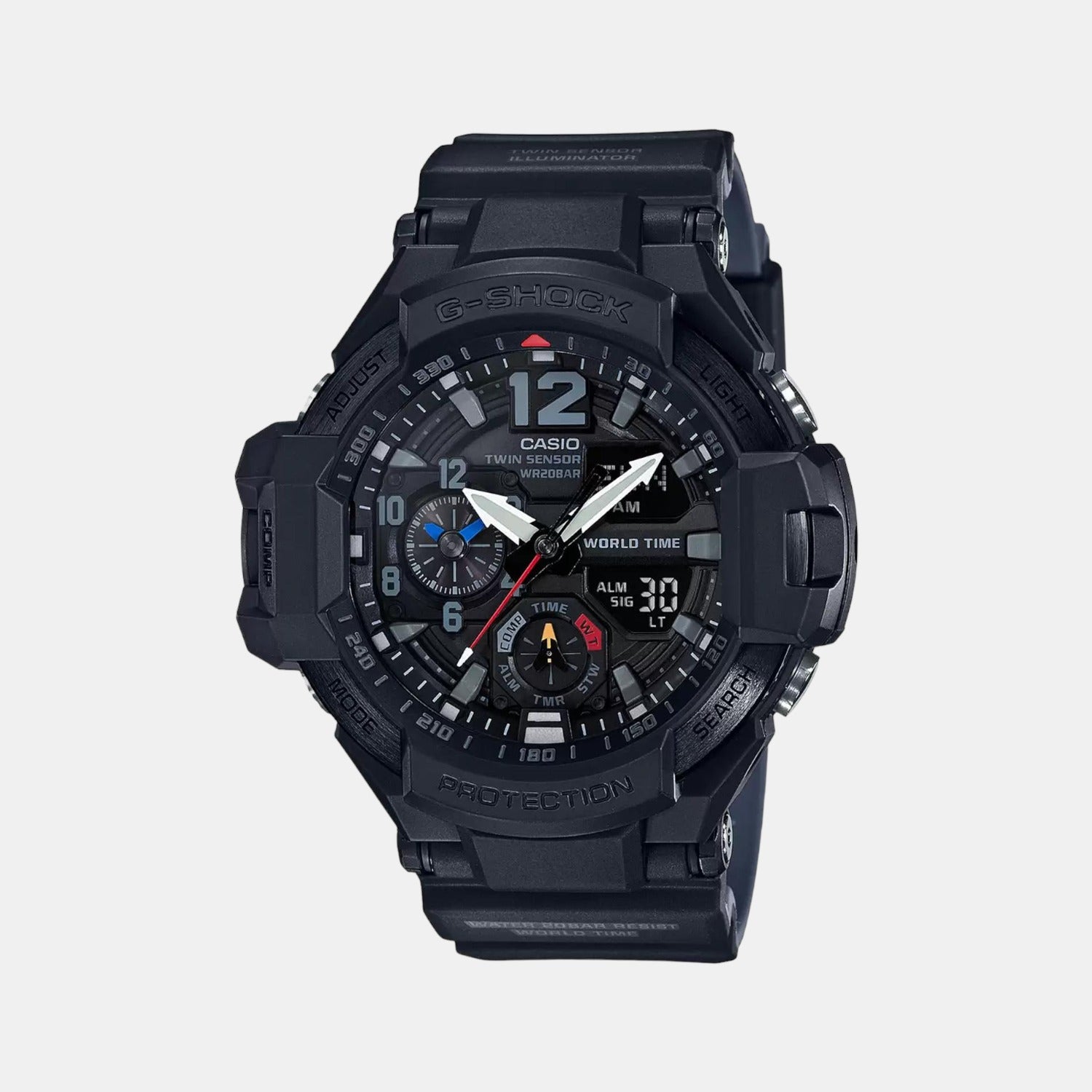 G-Shock Men Quartz Black Dial Analog-Digital Resin Watch G815