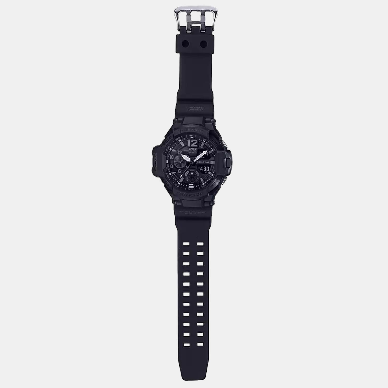 G-Shock Men Quartz Black Dial Analog-Digital Resin Watch G815