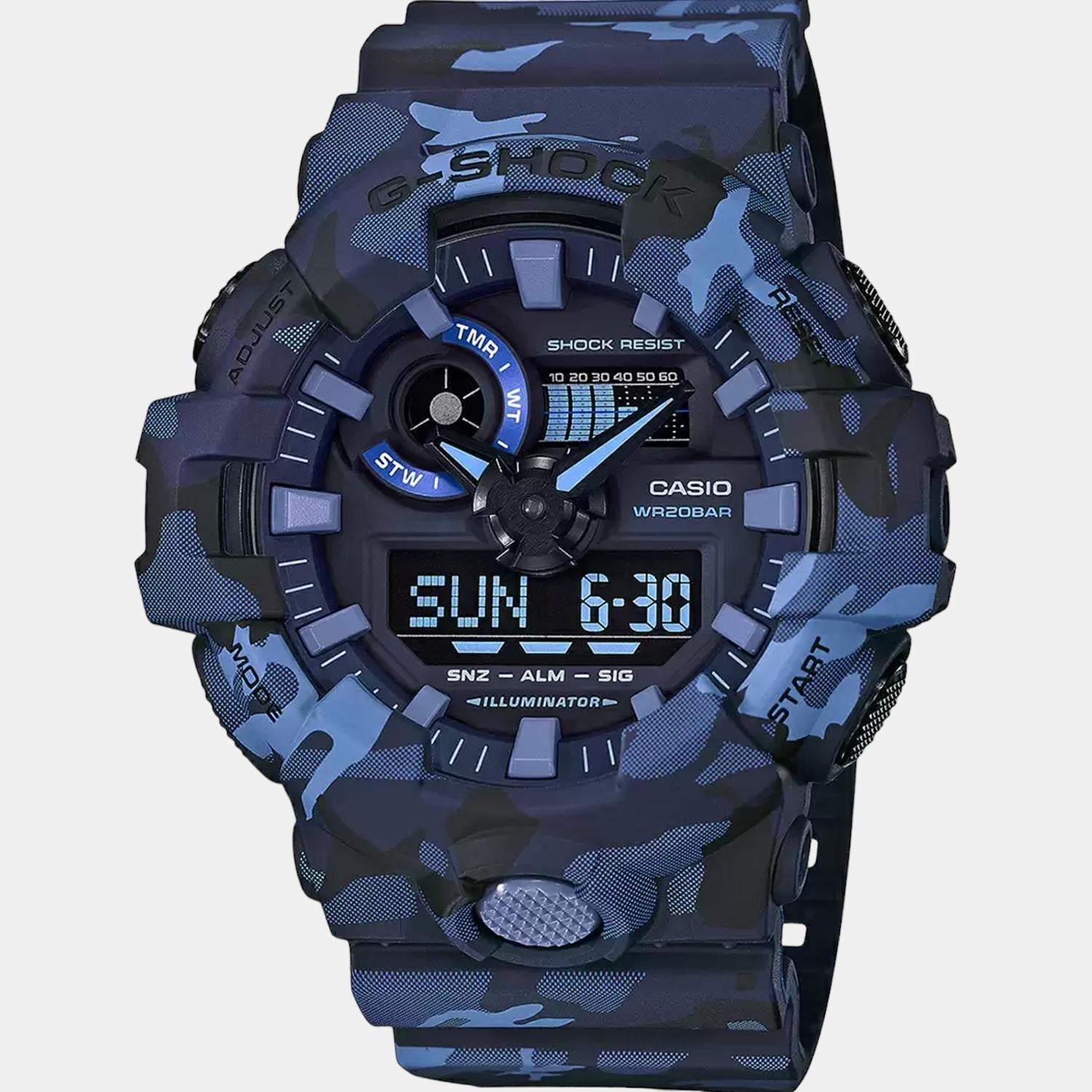 G-Shock Men Quartz Black Dial Analog-Digital Resin Watch G823