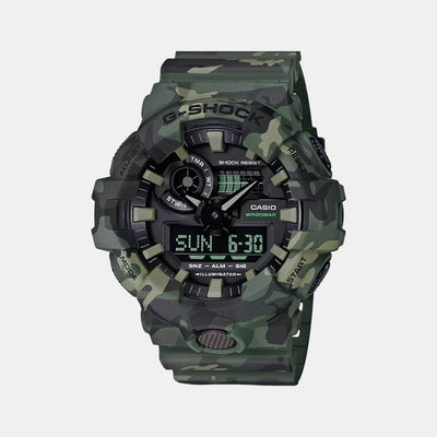 G-Shock Men Quartz Grey Dial Analog-Digital Resin Watch G824