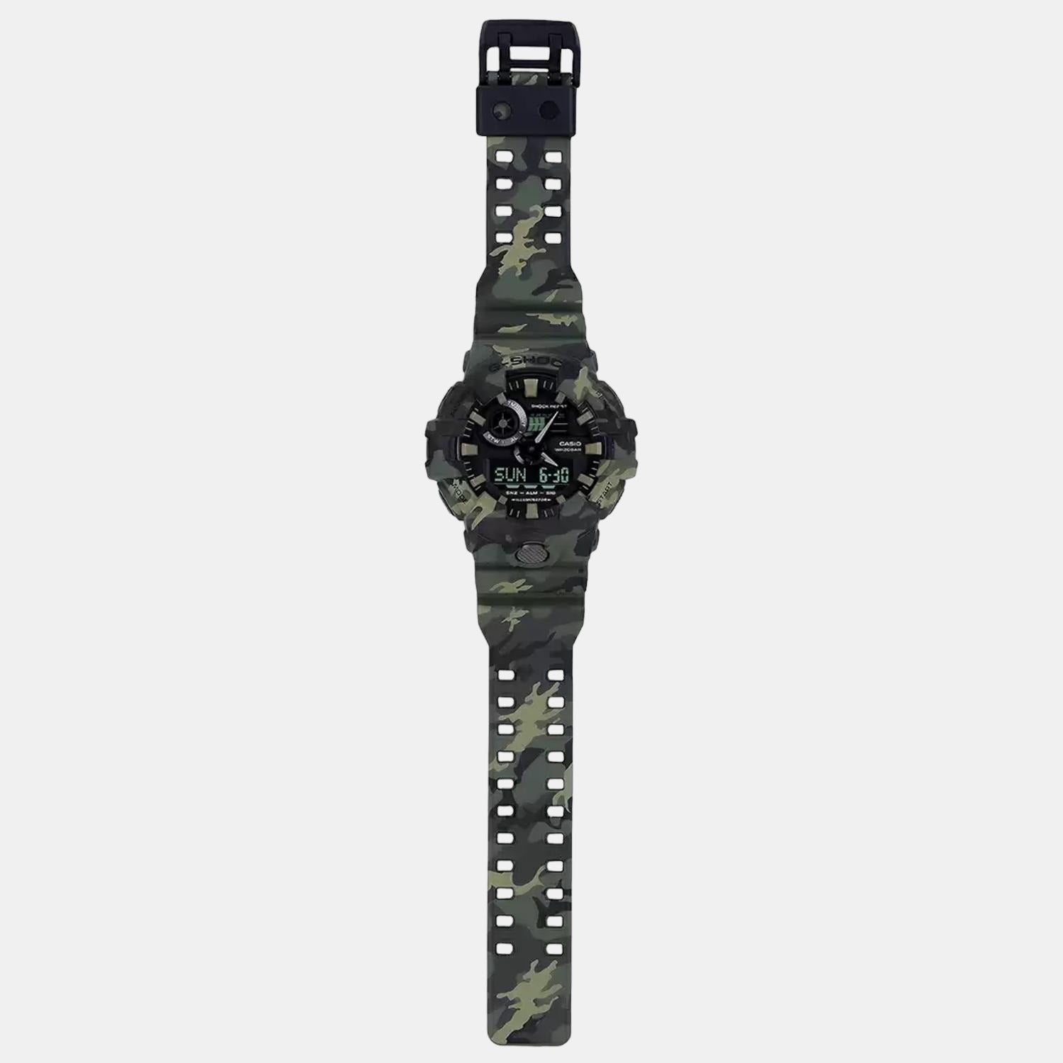 G-Shock Men Quartz Grey Dial Analog-Digital Resin Watch G824