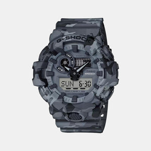 G-Shock Men Quartz Grey Dial Analog-Digital Resin Watch G825