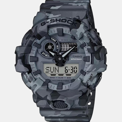 G-Shock Men Quartz Grey Dial Analog-Digital Resin Watch G825