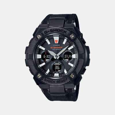 G-Shock Men Quartz Black Dial Analog-Digital Leather Watch G858