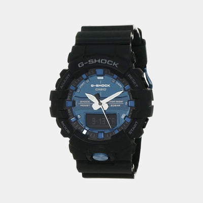 G-Shock Men Quartz Blue Dial Analog-Digital Resin Watch G874