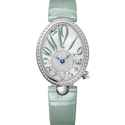 Breguet Reine de Naples 8918 Natural Pearly White Mother-Of-Pearl Dial Women 28.5mm G8918BB5D964D0