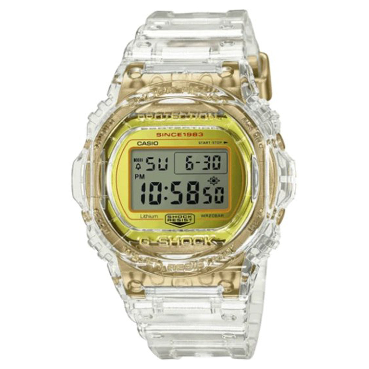Casio G-Shock Yellow Gold Dial Men 45.4mm