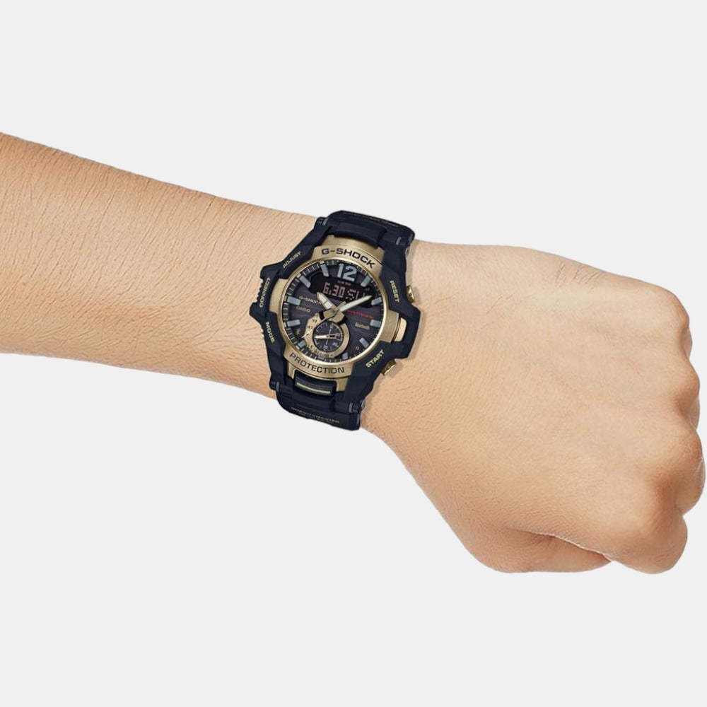 G-Shock Men Quartz Black Dial Analog-Digital Resin Watch G892