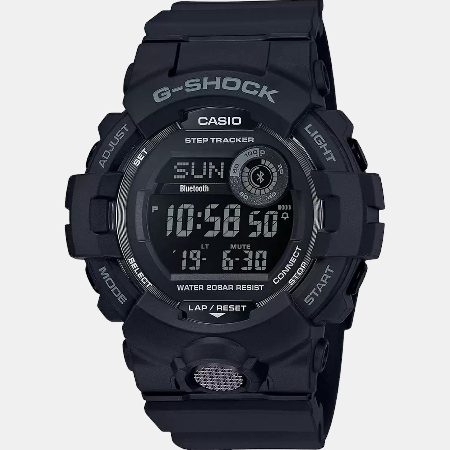 G-Shock Men Quartz Black Dial Digital Resin Watch G899