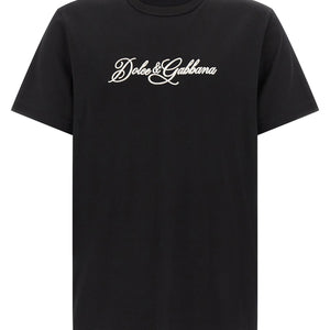 Dolce & Gabbana Logo Embroidery T-shirt