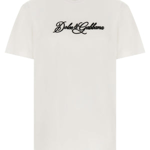 Dolce & Gabbana Logo Embroidery T-shirt