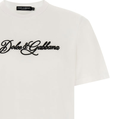 Dolce & Gabbana Logo Embroidery T-shirt