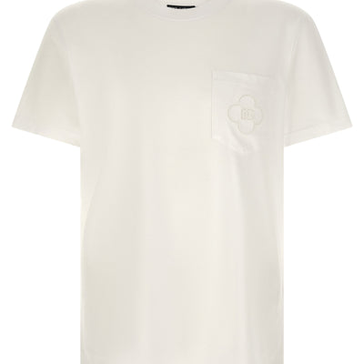 Dolce & Gabbana Openwork Logo T-shirt